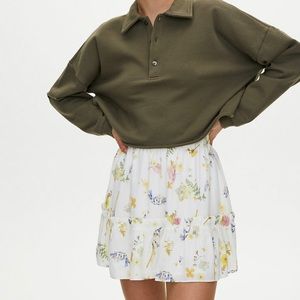 Aritzia Sunday Best Trixie skirt floral